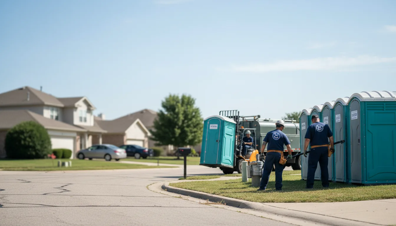 Porta Potty Rental in Newark, TX near me